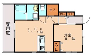 グラシア和白　壱番館の物件間取画像